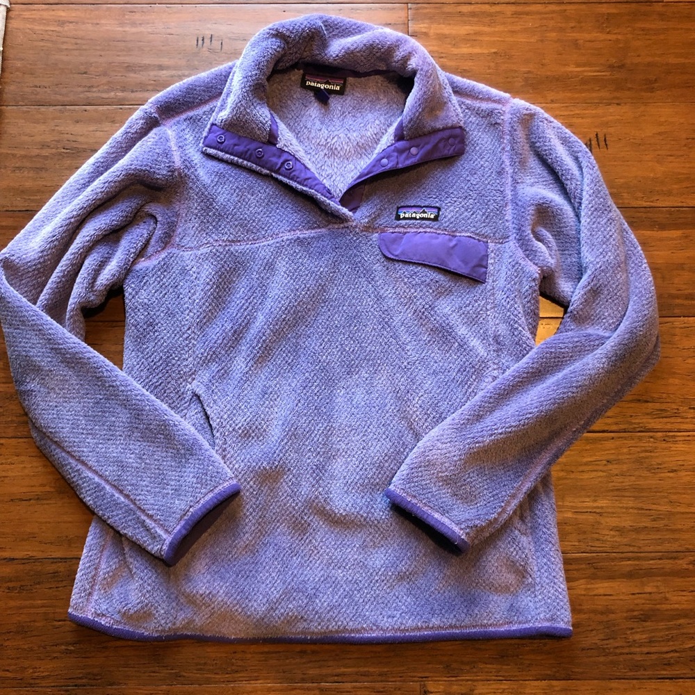 Patagonia Lavender Purple Re-Tool Snap Pullover